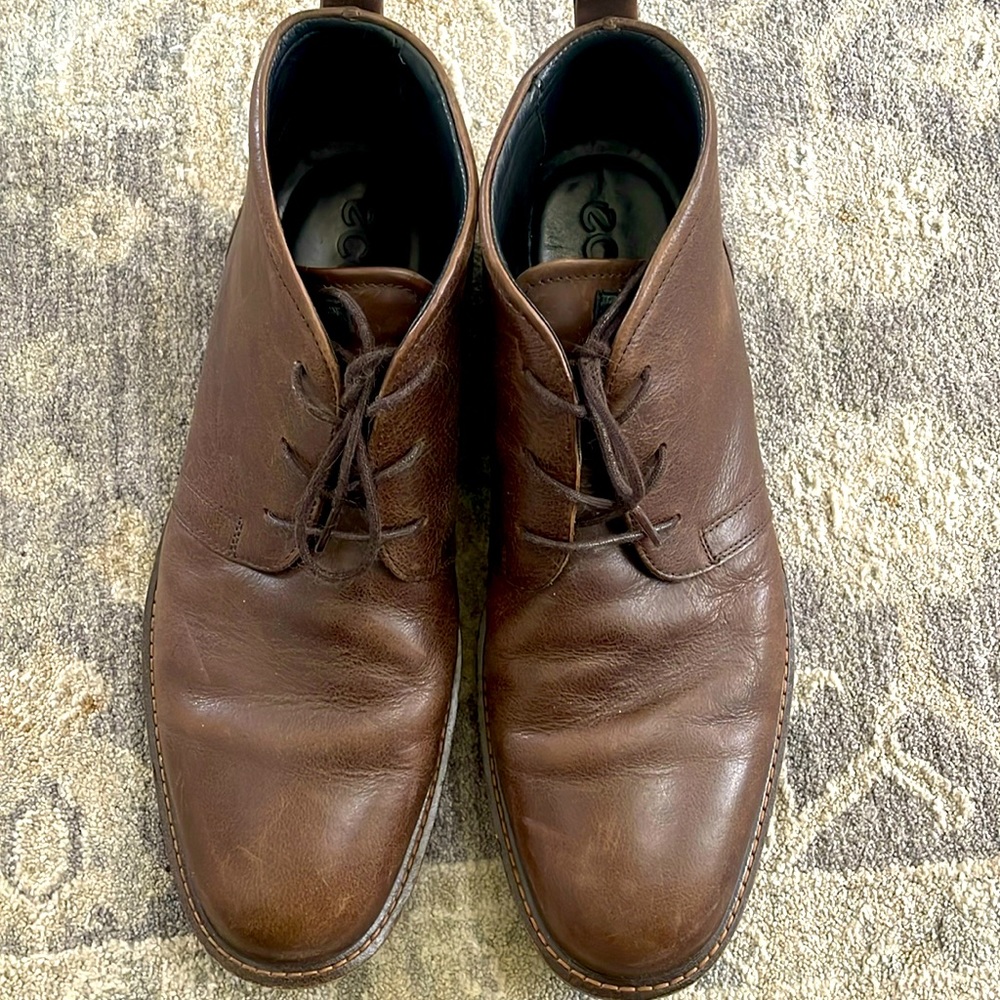 Ecco brand leather boots